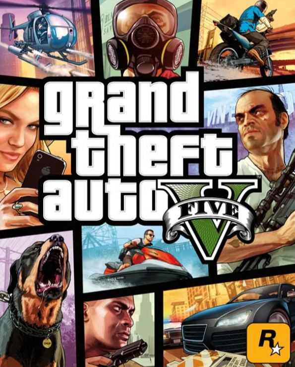 Capa do jogo GTA V